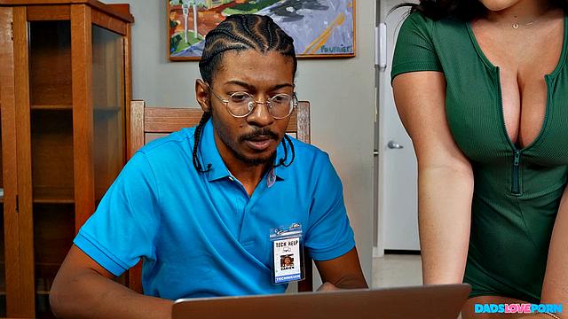 Lucky Dad Fucks a Pornstar