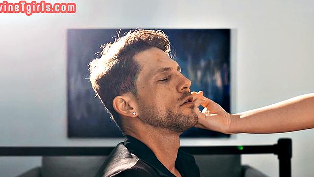 Divine redhead inked TS babe smashed at museum