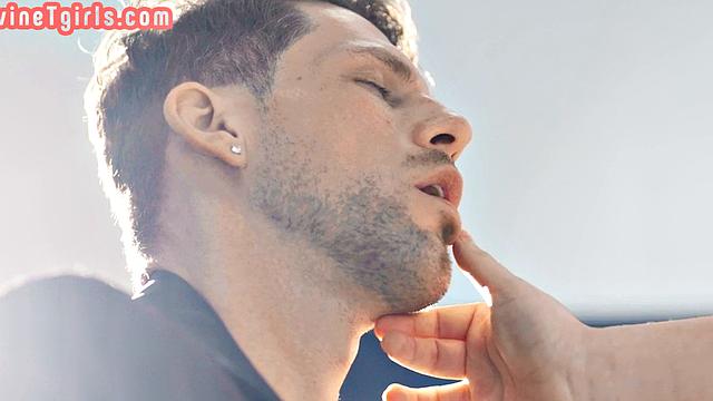 Divine redhead inked TS babe smashed at museum