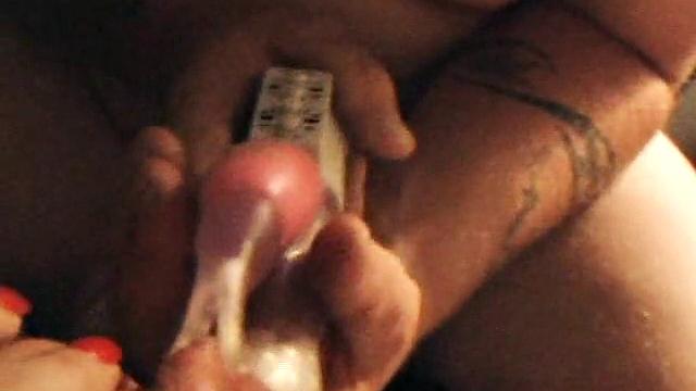 Horny Sex-Addicted Babe Fucked With Toy