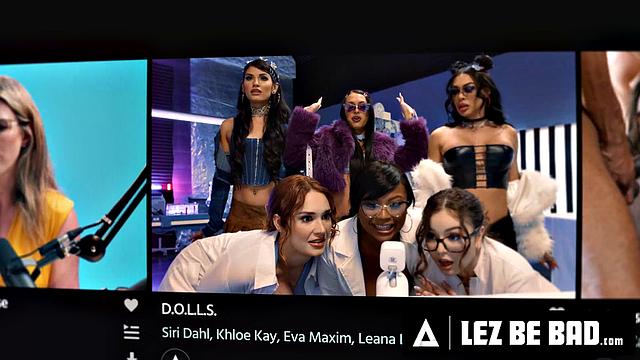 LEZ BE BAD - Homeschooled Petite Katerina Deville Gets Disciplined By Neighbor Lucia Rossi