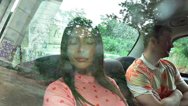 Busty cab bae fucked for free ride by taxi driver