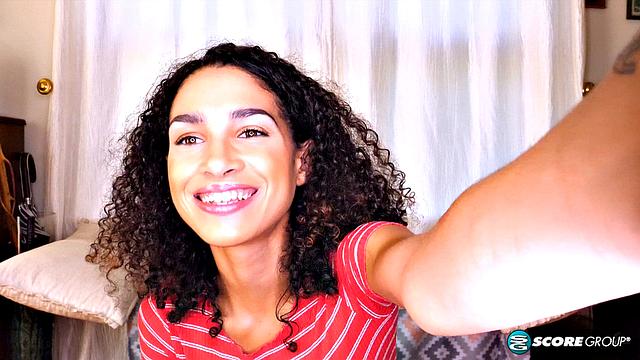 A tall, skinny girl with a pretty