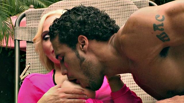 Raquel ass-fucked by the pool boy