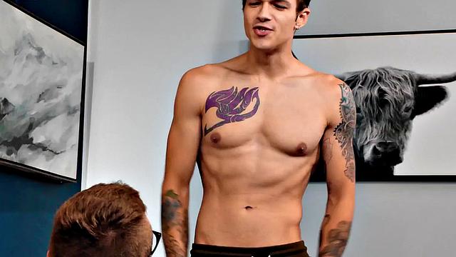 Ink taboo stud barebacked by stepbrother home alone