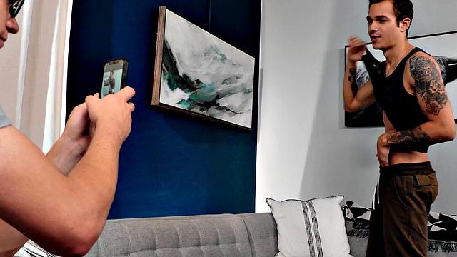 Ink taboo stud barebacked by stepbrother home alone