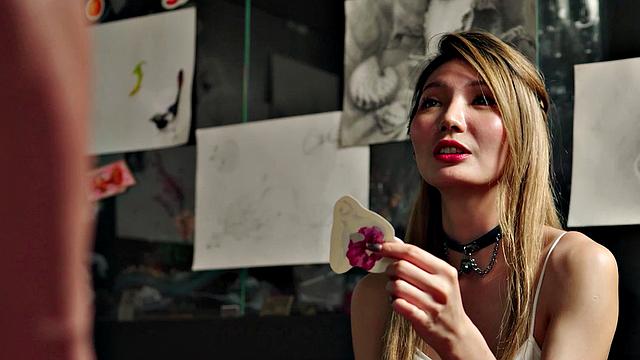 Busty Tattoo Artist, Li Zhiyan, Fucked By Client