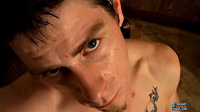 Straight Naked Amateur Guy Jerks Off and Tries Out for StraightNakedThugs - Seth G