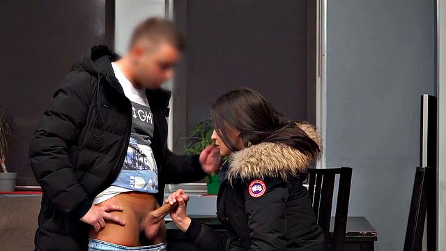 DEBT4k. Stunner dragged into sex with excited moneylender