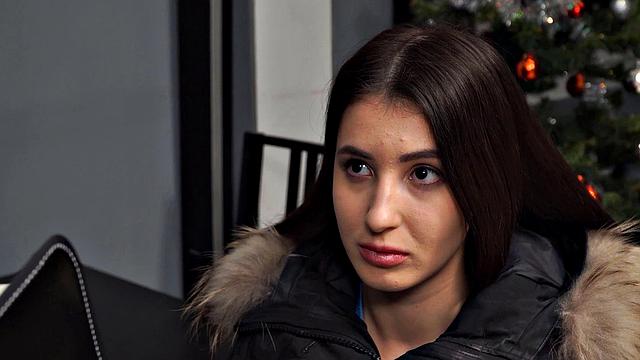 DEBT4k. Stunner dragged into sex with excited moneylender