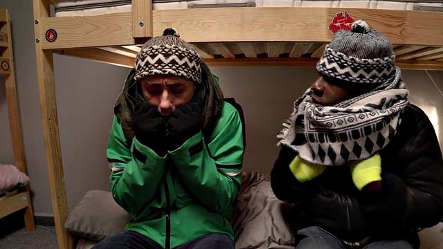 брюнетка на хостеле получает два члена и всё внимание к себе