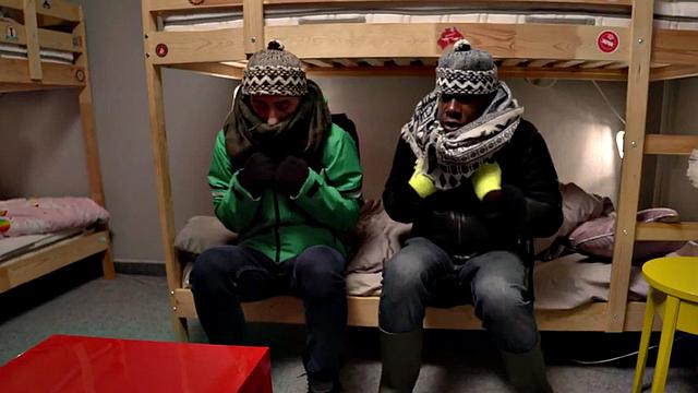 Dirty hostel babe fucked by big cock in wet pussy hole