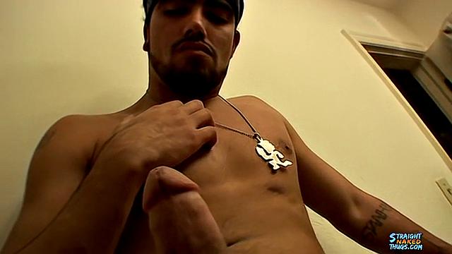 Horny, Masculine, Straight Thug's Thick Cum - Spanky