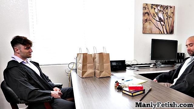 tSraight Office Worker Assfucking New Hire