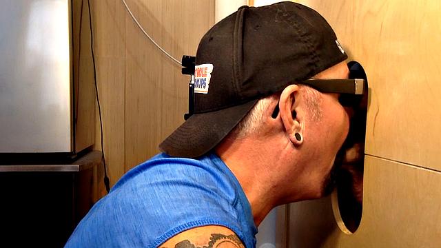 Construction Guy At The Glory Hole