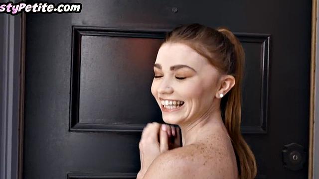 Skinny beauty ravaged by lucky gent