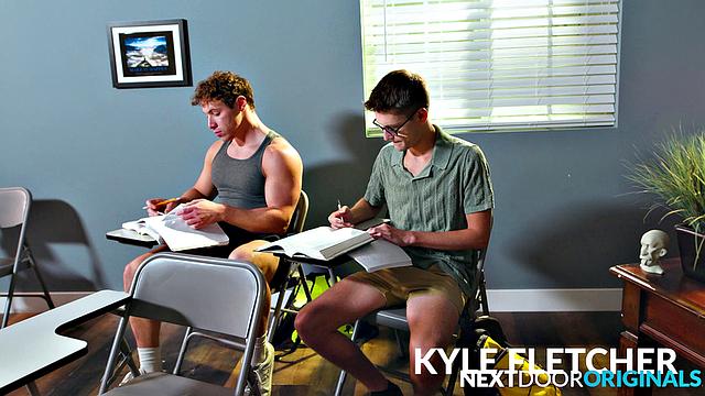 Stud Football Player Flip Flops with Twink Crush - NextDoorStudios