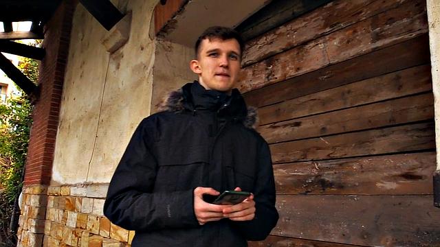 Euro straight twink deepthroating a stranger's cock in POV