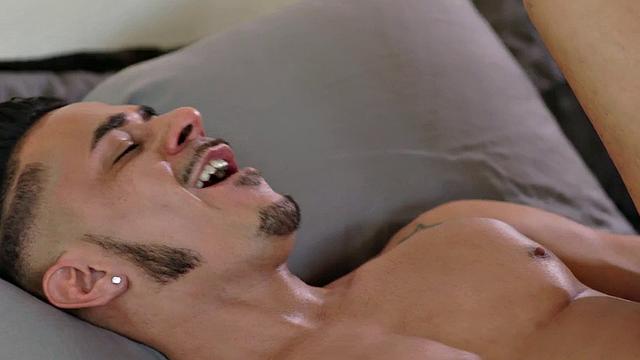 Tattooed Black jock barebacks Ethnic after cocksucking