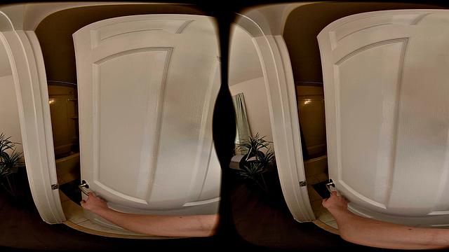 FORBVR - Teen Stepdaughter Gets Excited About Being Watched In Bath By Her Stepdad