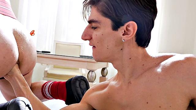 Stripper stud fisted and fucked after performance