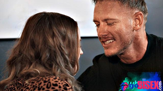 Stockings unicorn enjoys 3some