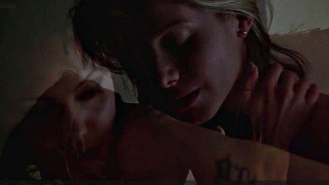 Angelina Jolie lesbian action