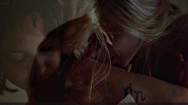 Angelina Jolie lesbian action