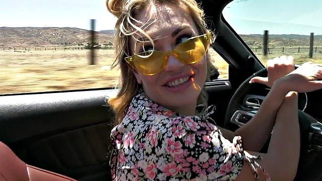 Bisexuals fuck outdoor with nasty MILF in threesome