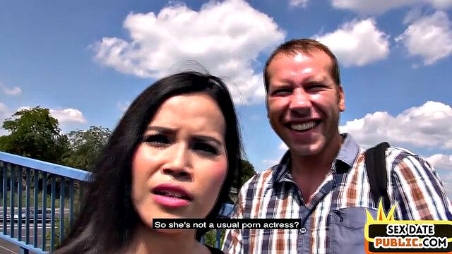 Amateur big ass babe drilled by stranger