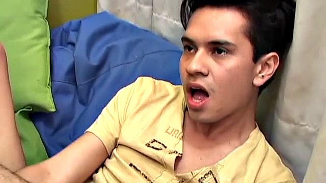 This kinky encounter features Latin twinks Miguel and Deivi as much about cock sucking, ass rimming, and fucking as it is about shoes and foot fetish.