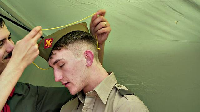 Outdoor 21yo scout passionately assfucked