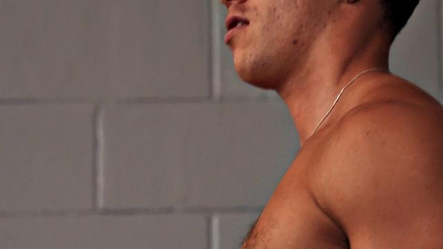 Eager amateur passionately analdrilling stud in gym