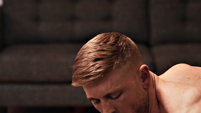 Eager amateur passionately analdrilling stud in gym