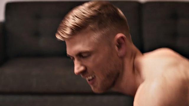 Eager amateur passionately analdrilling stud in gym