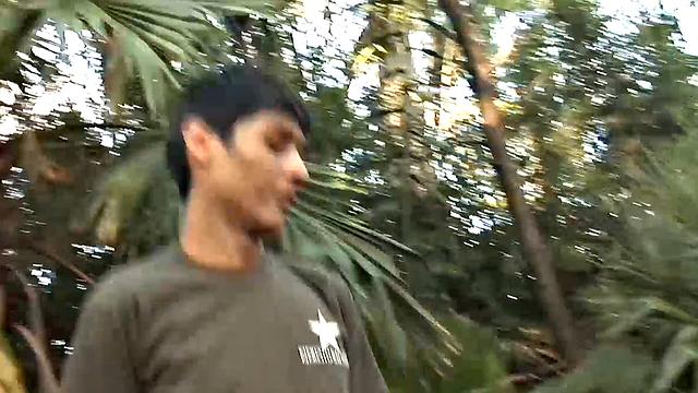 Young Latino Antonio has found a private place to jerk off when he is discovered by Alejo. The older instructs him to get on his knees and suck his big cock, and the boy does as he's told.