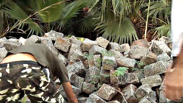 Young Latino Antonio has found a private place to jerk off when he is discovered by Alejo. The older instructs him to get on his knees and suck his big cock, and the boy does as he's told.