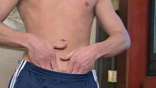 19 year old Dylan Reed watches a porn video, while stroking himself through his jogging pants. Rock hard and ready for action, he releases his twink meat and moves to the bedroom.