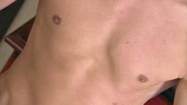 19 year old Dylan Reed watches a porn video, while stroking himself through his jogging pants. Rock hard and ready for action, he releases his twink meat and moves to the bedroom.