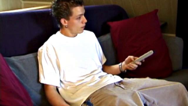 Shane in new x-rated porn video prepares for hot jerk off session. He works his cock with both hands, edging to an explosive finish. Eventually Shane sends a warm cum load flying over his shoulder.