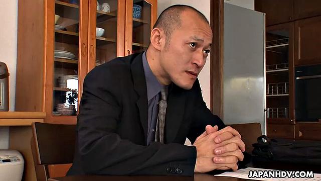 Pretty wife repays husband's debts