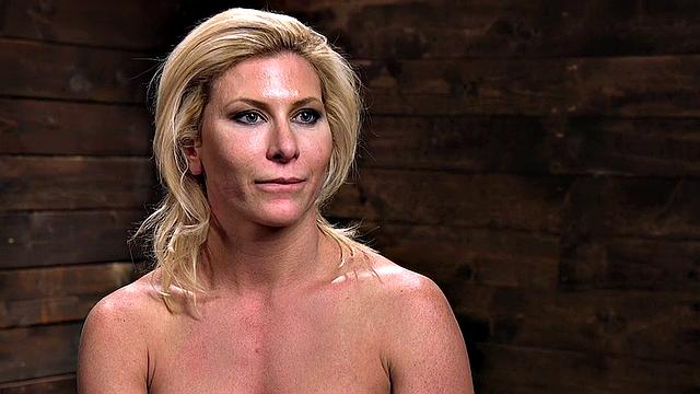 BDSM MILF can't handle electrosex after reaching orgasm limit