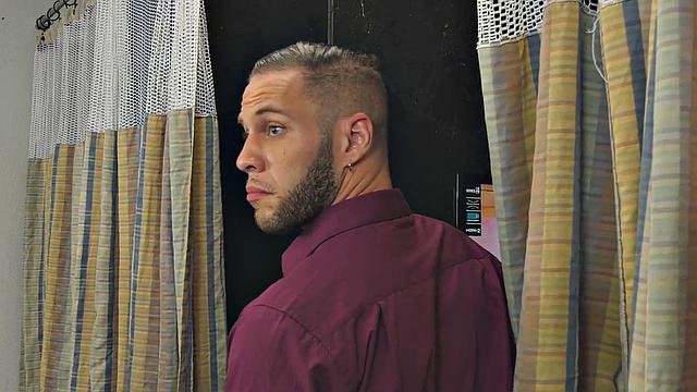 Smallboob brunette gloryhole sucked before barebacked