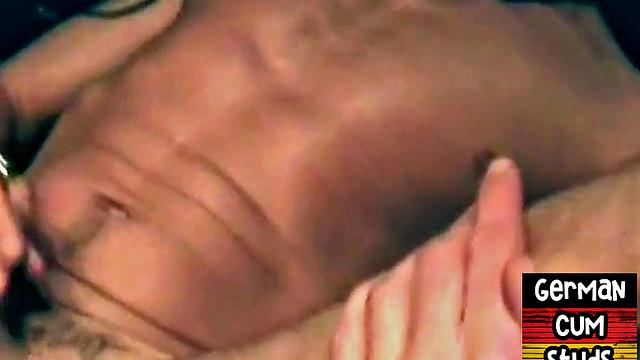 German homemade gay gets assfucked after sucking cock