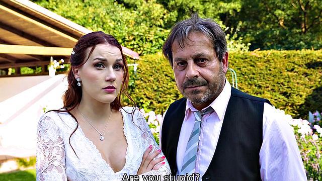 DEBT4k. Collecting the Brides Pussy