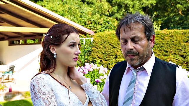 DEBT4k. Collecting the Brides Pussy