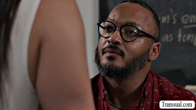 Sucking my stepdad's dick in his office