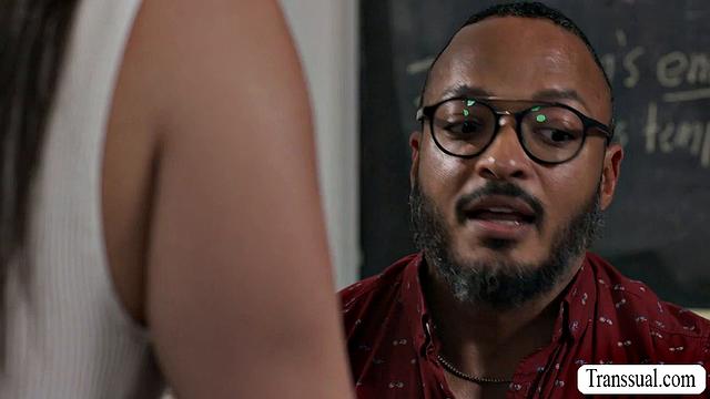 Sucking my stepdad's dick in his office