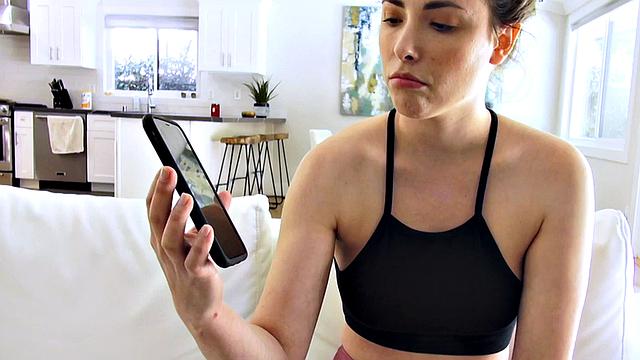 Dominated slut fucked hardcore by big white dick