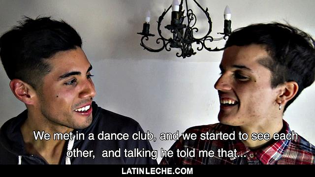 watch these two latin boyfriends make out, fuck raw, and share a facial with their horny cameraman